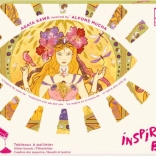 Csillogó homokszórás - Alfons Mucha által inspirált illusztrációk