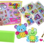 Gyémántfestő készlet – színes állatos matricák