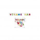 Papír girland Üdvözöljük