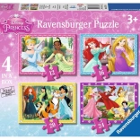 Ravensburger puzzle Disney hercegnők 4 az 1-ben