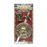 bronz kard és pajzs készlet 47 cm