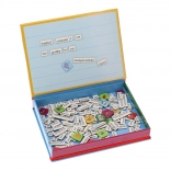 Mágneses tábla Roald Dahl könyveinek szavaiból