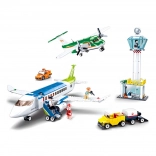 Sluban repülőtér két repülőgéppel építőkészlet