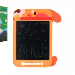 Rajztábla gyerekeknek – narancssárga kutyus 19,5 × 29 cm