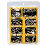 Fém fejtörők készlete, 8 db