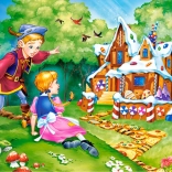 Hansel és Gretel 60 darabos puzzle