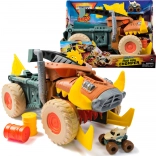 Monster Jam Mini Jams Megalodon Mad Hog Chomper készlet nagy és kis autóval 1:87