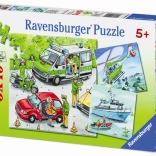 Rendőrség akcióban puzzle 3×49 darab RAVENSBURGER