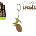 Dinoszaurusz kulcstartó tojásban