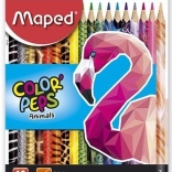 MAPED Color'Peps Animals háromszögletű színes ceruzák 18 db