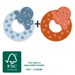 Small Foot fa betű O